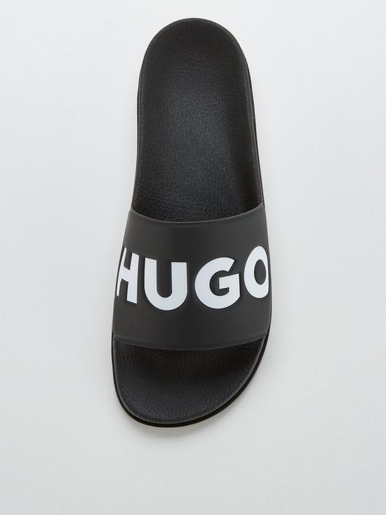 front image of hugo-match-slides-black