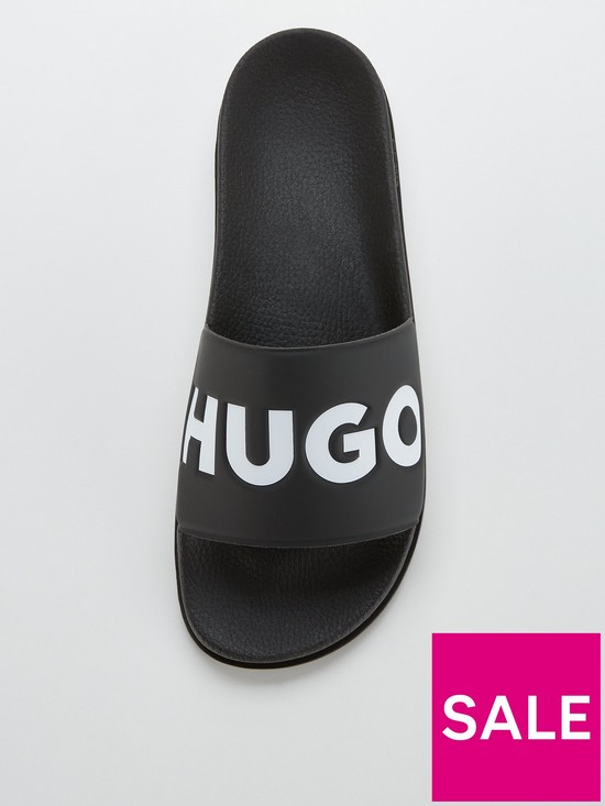front image of hugo-match-slides-black