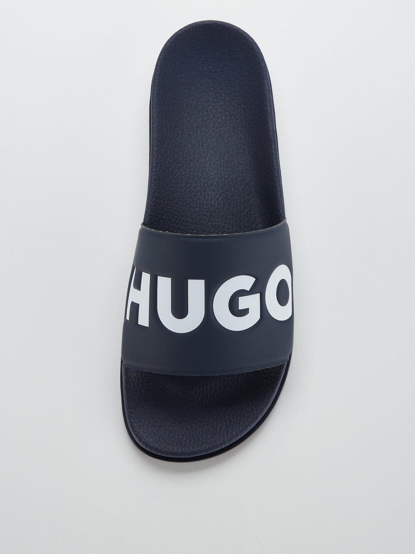 HUGO Match Slides Black very