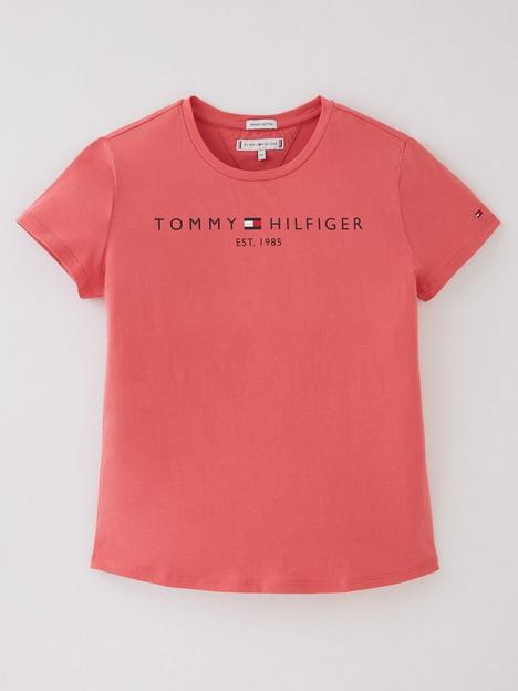 tommy-hilfiger-girls-essential-logo-t-shirt-watermelon