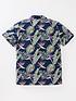 image of jack-jones-junior-boys-coastal-resort-floral-shirt-navy-blazer