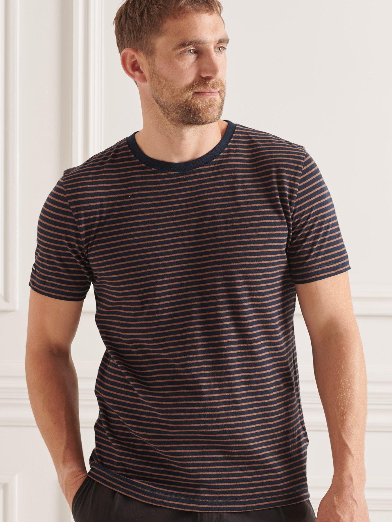 T-shirts & Polos Studios Hemp Blend T-shirt - Navy Brown
