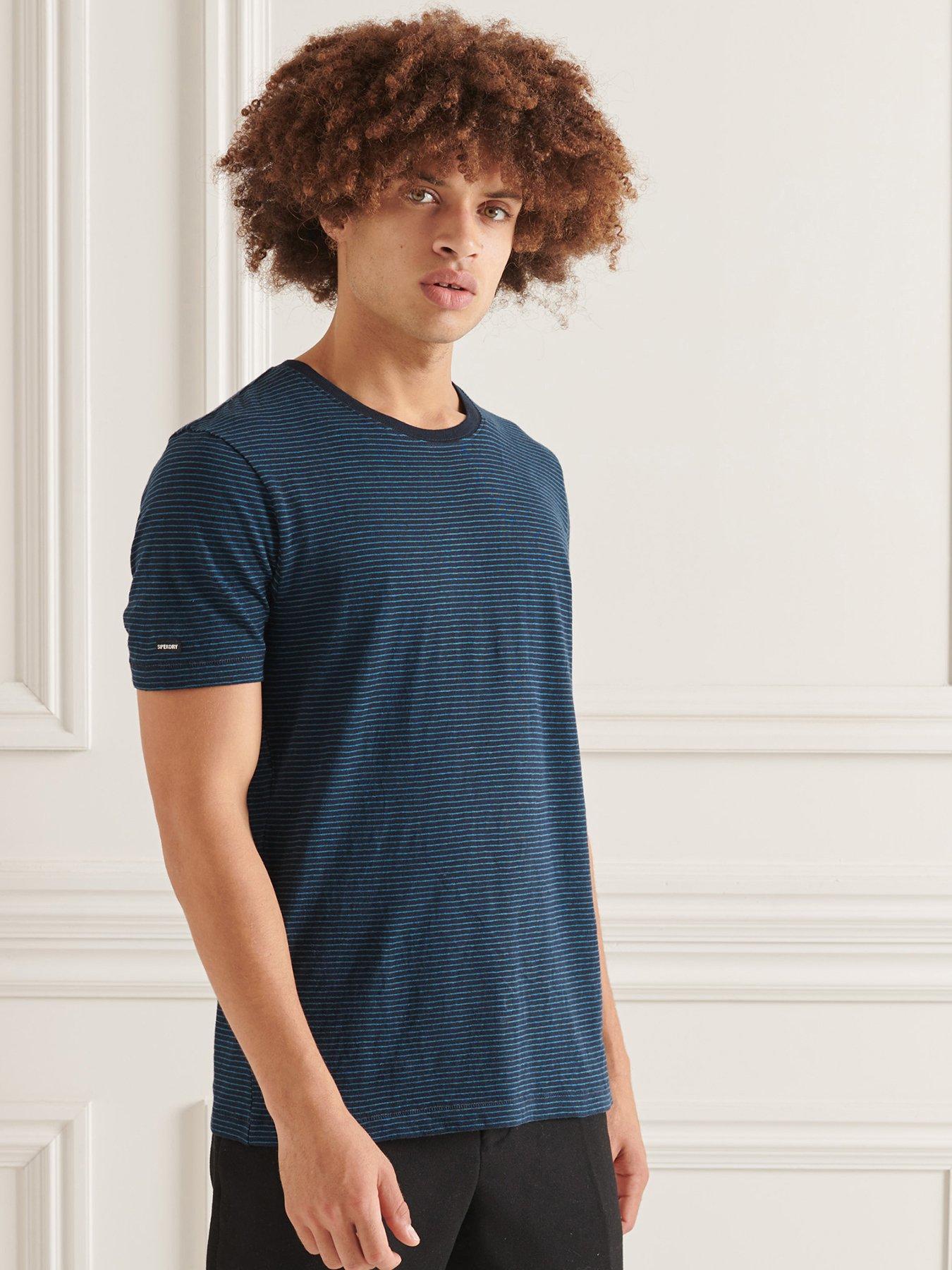 Men Studios Hemp Blend T-shirt - Navy/Blue