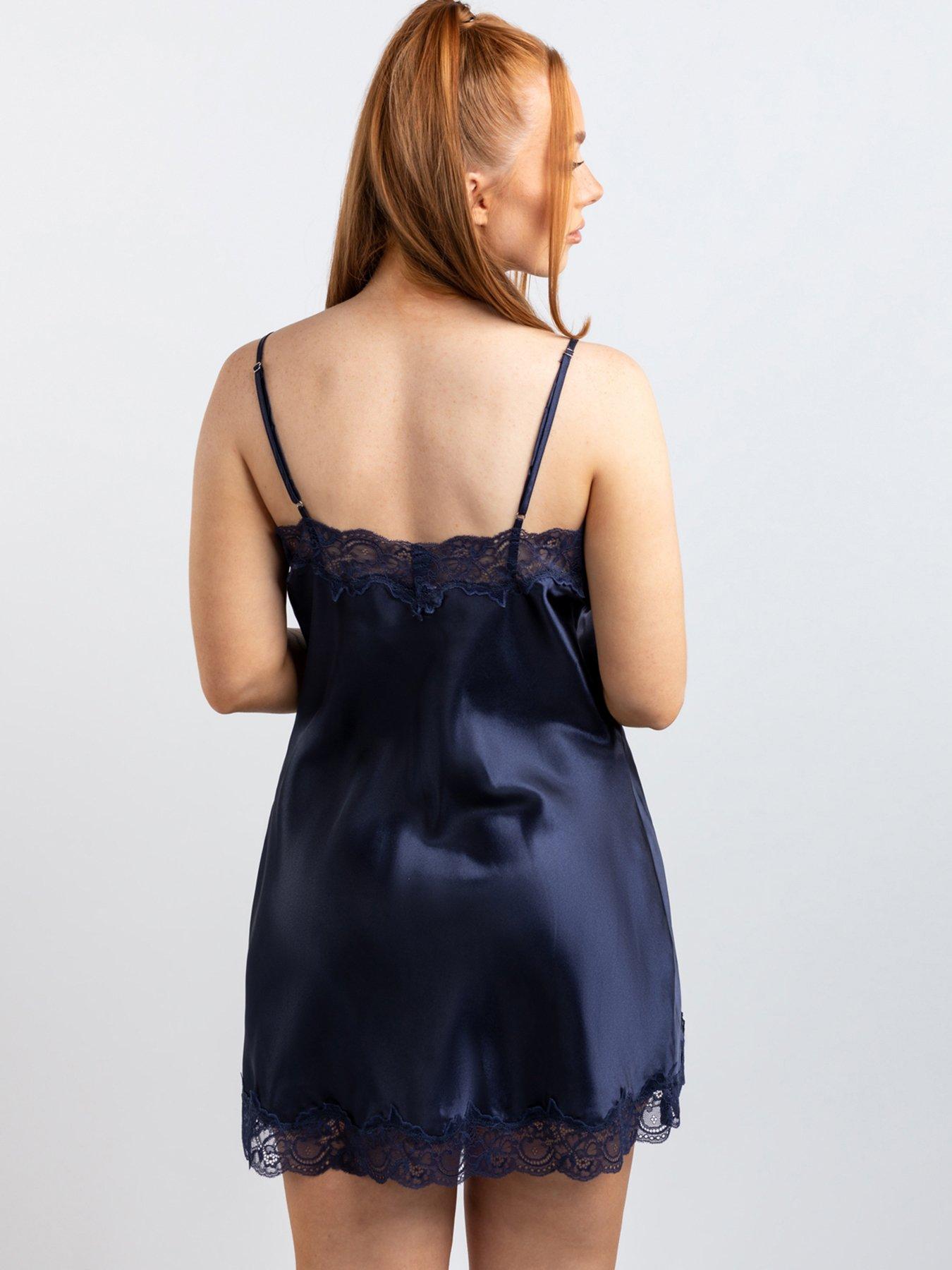 Women MARNIE LACE CHEMISE - Navy
