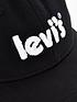  image of levis-poster-logo-cap-black
