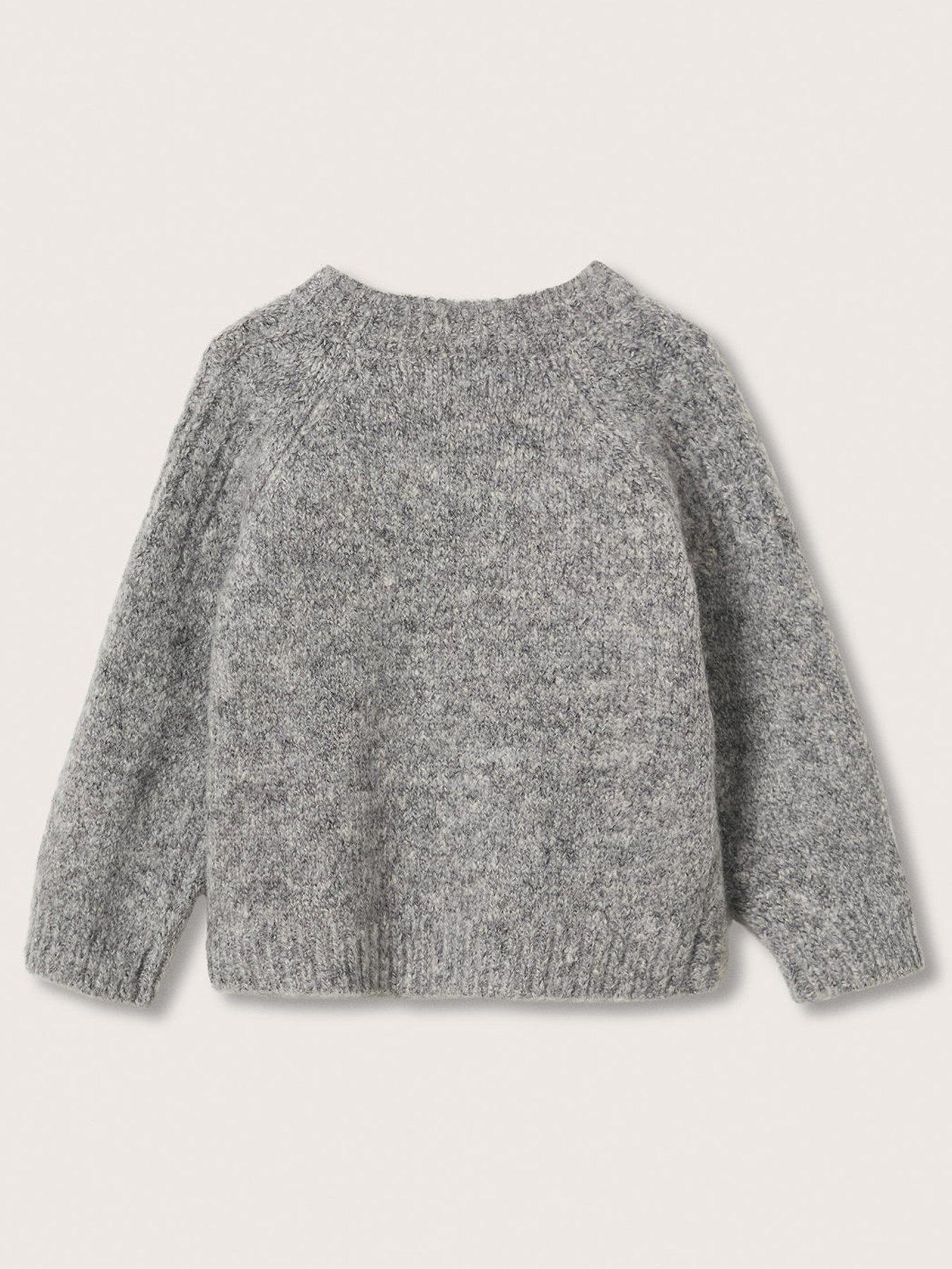 Mango Baby Boys Knitted Button Jumper | very.co.uk