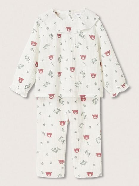 mango-pbaby-girls-bear-print-pyjama-set-off-whitep