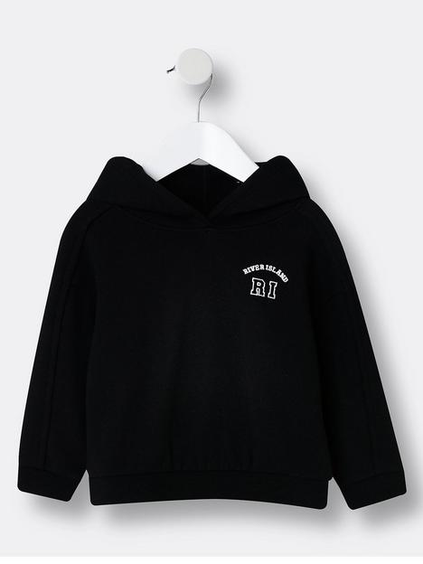 river-island-mini-mini-girls-logo-hoodie-black