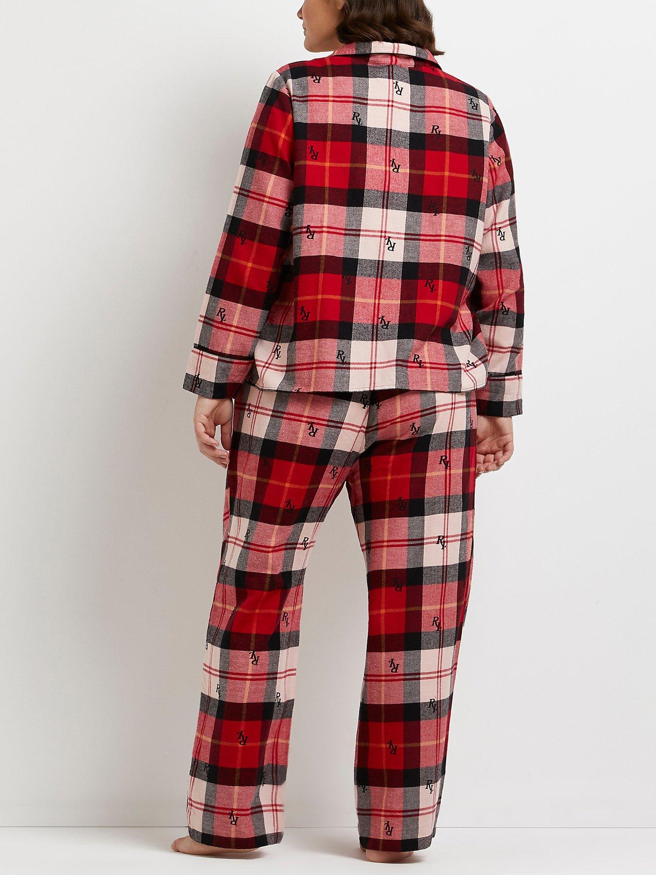  Checked Pyjama Set- Red
