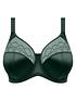  image of elomi-cate-underwirednbspfull-cup-banded-bra-green