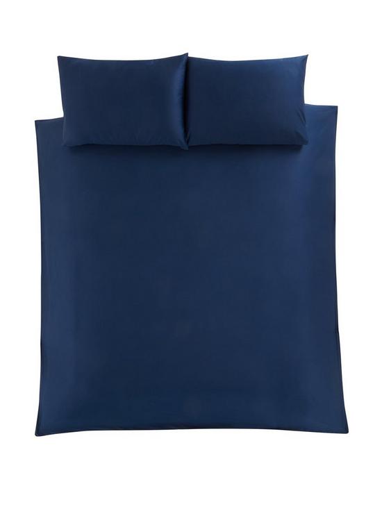 stillFront image of very-home-luxury-400-thread-count-plain-soft-touch-sateen-duvet-cover-set-navy