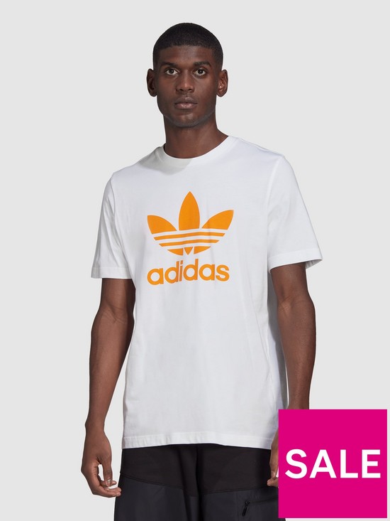 front image of adidas-originals-trefoil-t-shirt