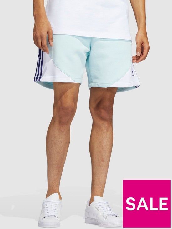 front image of adidas-originals-spirit-shorts-mint