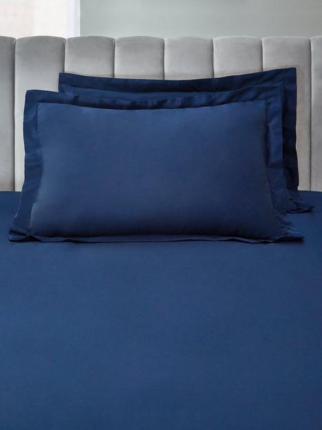 hotel-collection-luxury-400-thread-count-soft-touch-sateen-oxford-pillowcase-pair-navy