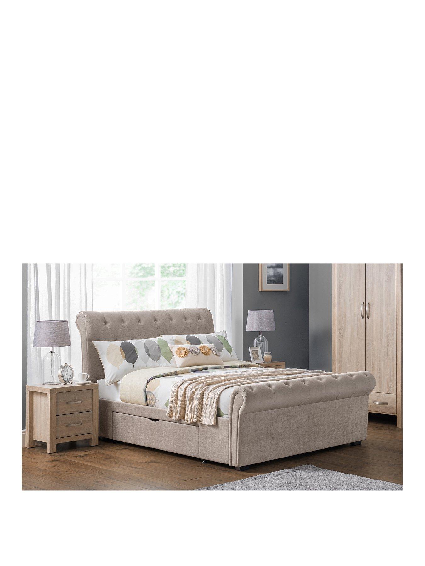 Product photograph of Julian Bowen Ravello 2 Drawer Storage Bed from very.co.uk