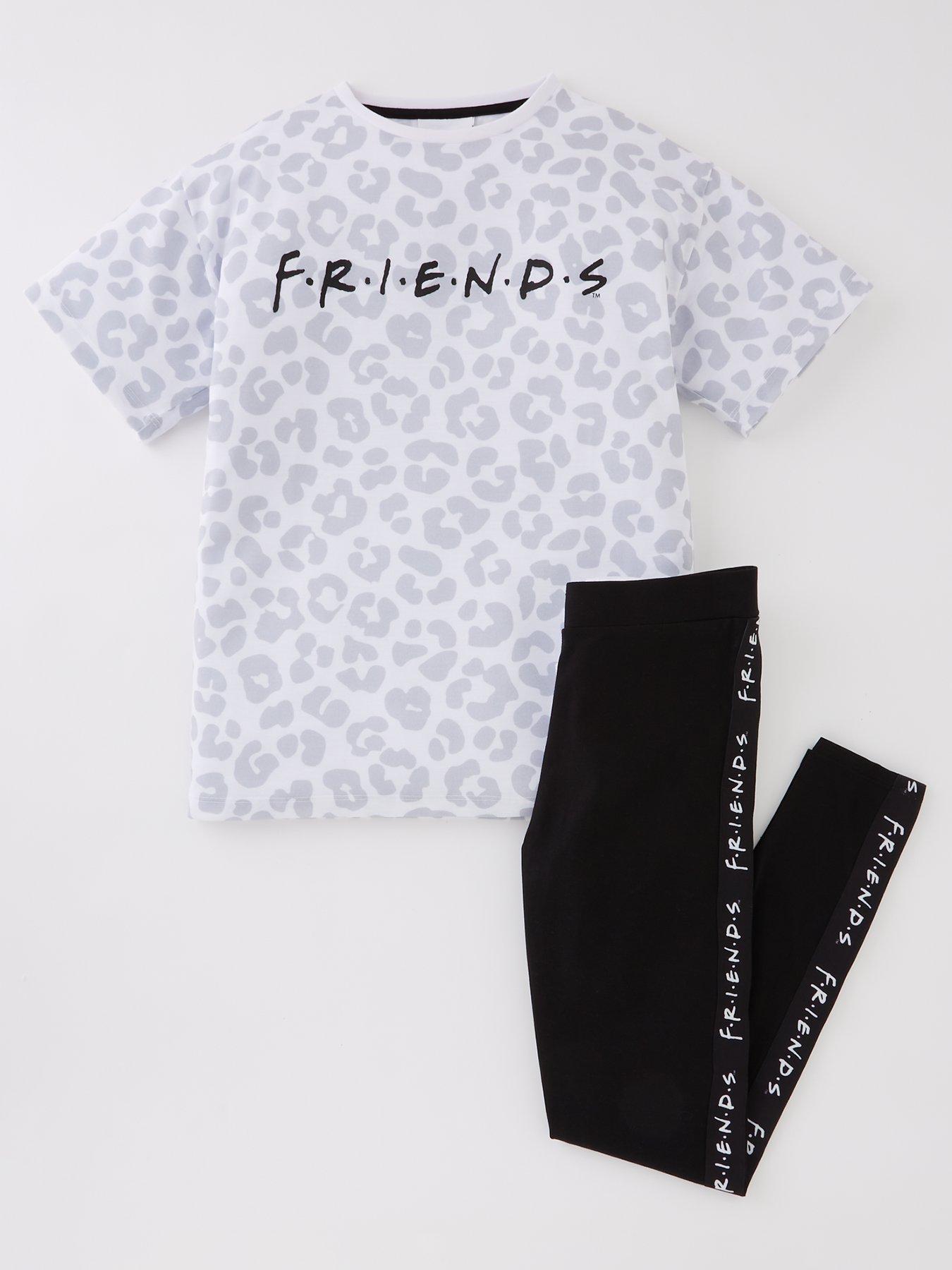  Girls Friends Animal Print T-Shirt And Legging Set - Animal Print