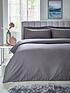  image of hotel-collection-luxury-400-thread-count-plain-soft-touch-sateen-extra-deep-32-cm-fittednbspsheet-charcoal