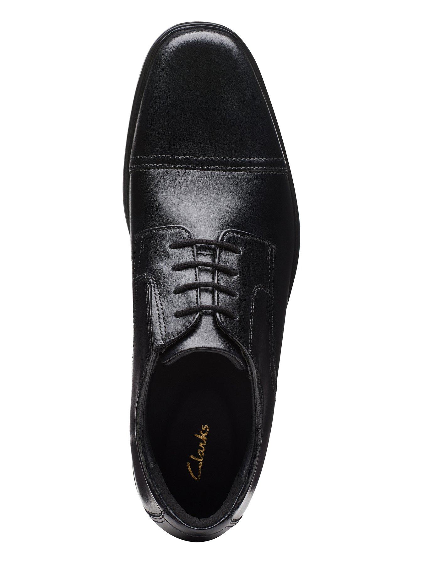 Clarks black oxfords hot sale