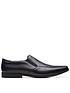  image of clarks-sidton-edge-shoes-black