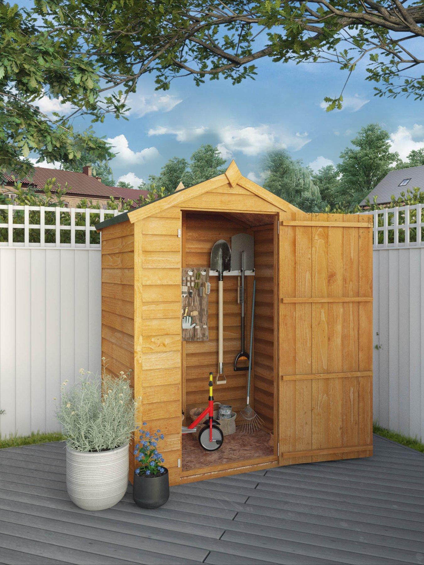 Product photograph of Mercia 3 X 4 Ft Overlap Apex Windowless Shed - Fsc Reg Certified from very.co.uk