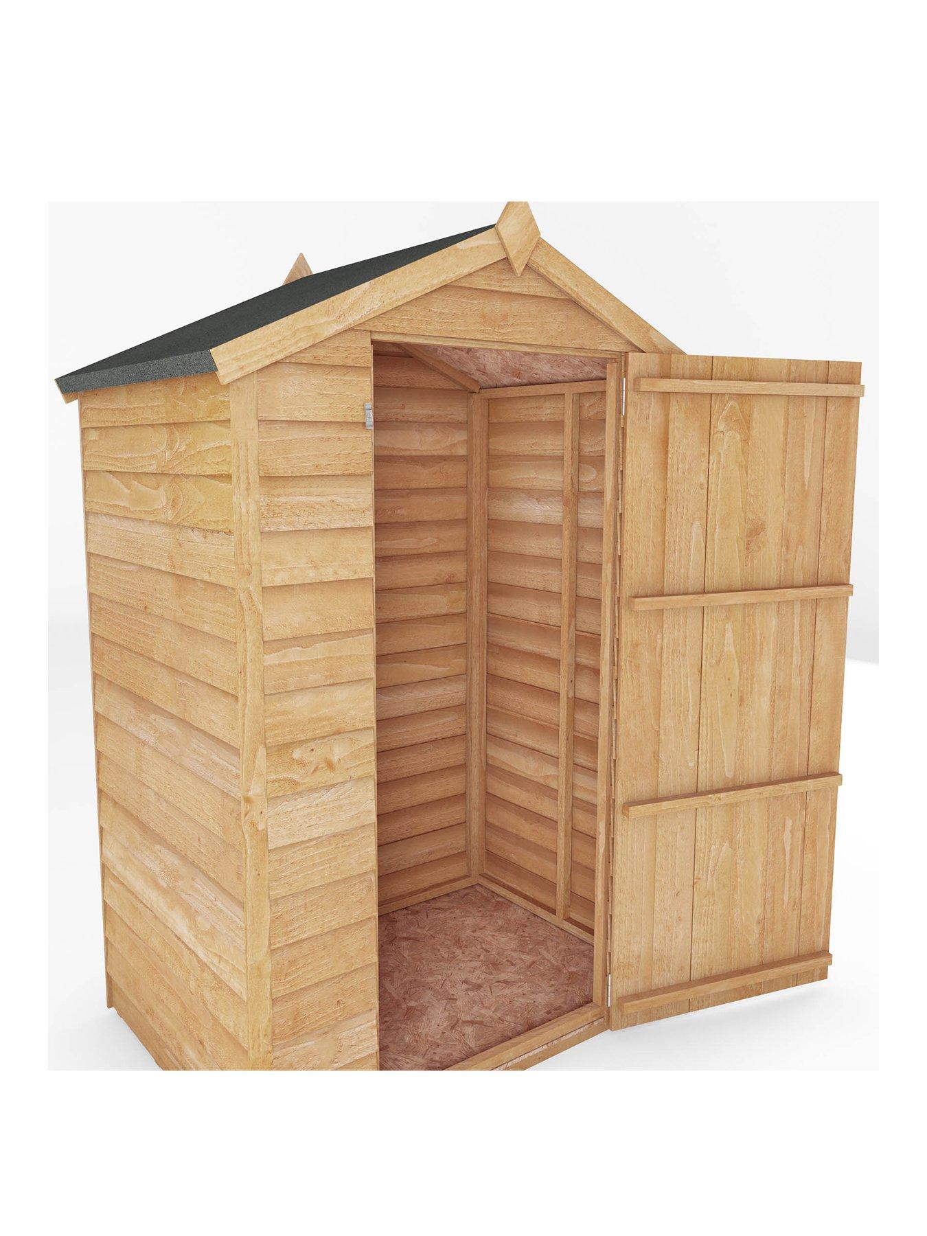 Image 3 of 7 of MERCIA 3 x 4 ft&nbsp;Overlap Apex Windowless Shed&nbsp;- FSC&reg; Certified