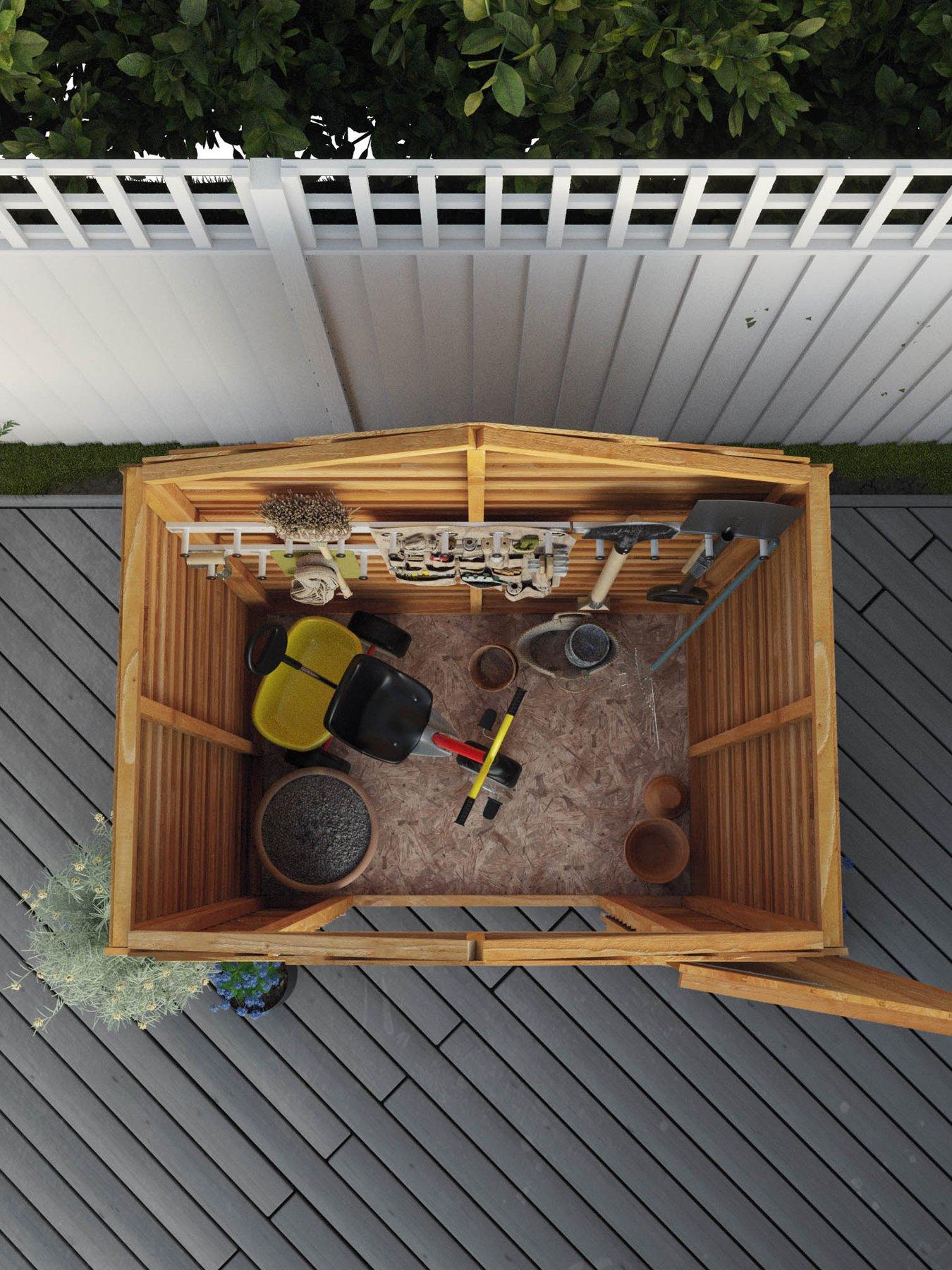 Image 4 of 7 of MERCIA 3 x 4 ft&nbsp;Overlap Apex Windowless Shed&nbsp;- FSC&reg; Certified