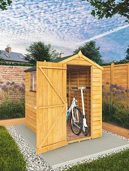 Product photograph of Mercia 6 X 4 Ft Overlap Apex Shed - Fsc Reg Certified from very.co.uk