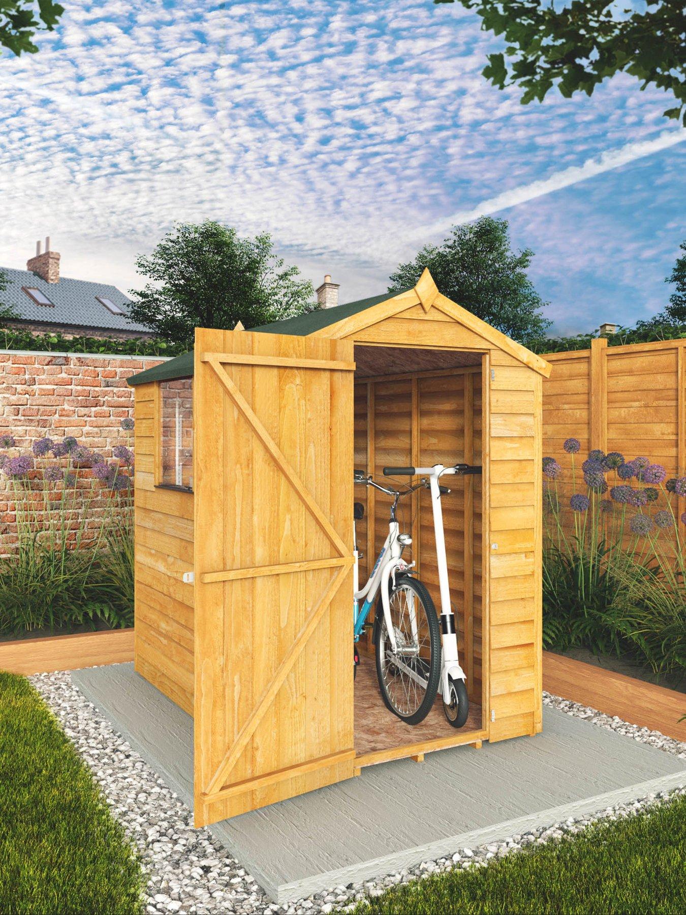 Image 1 of 6 of MERCIA 6 x 4&nbsp;ft&nbsp;Overlap Apex Shed&nbsp;- FSC&reg; Certified