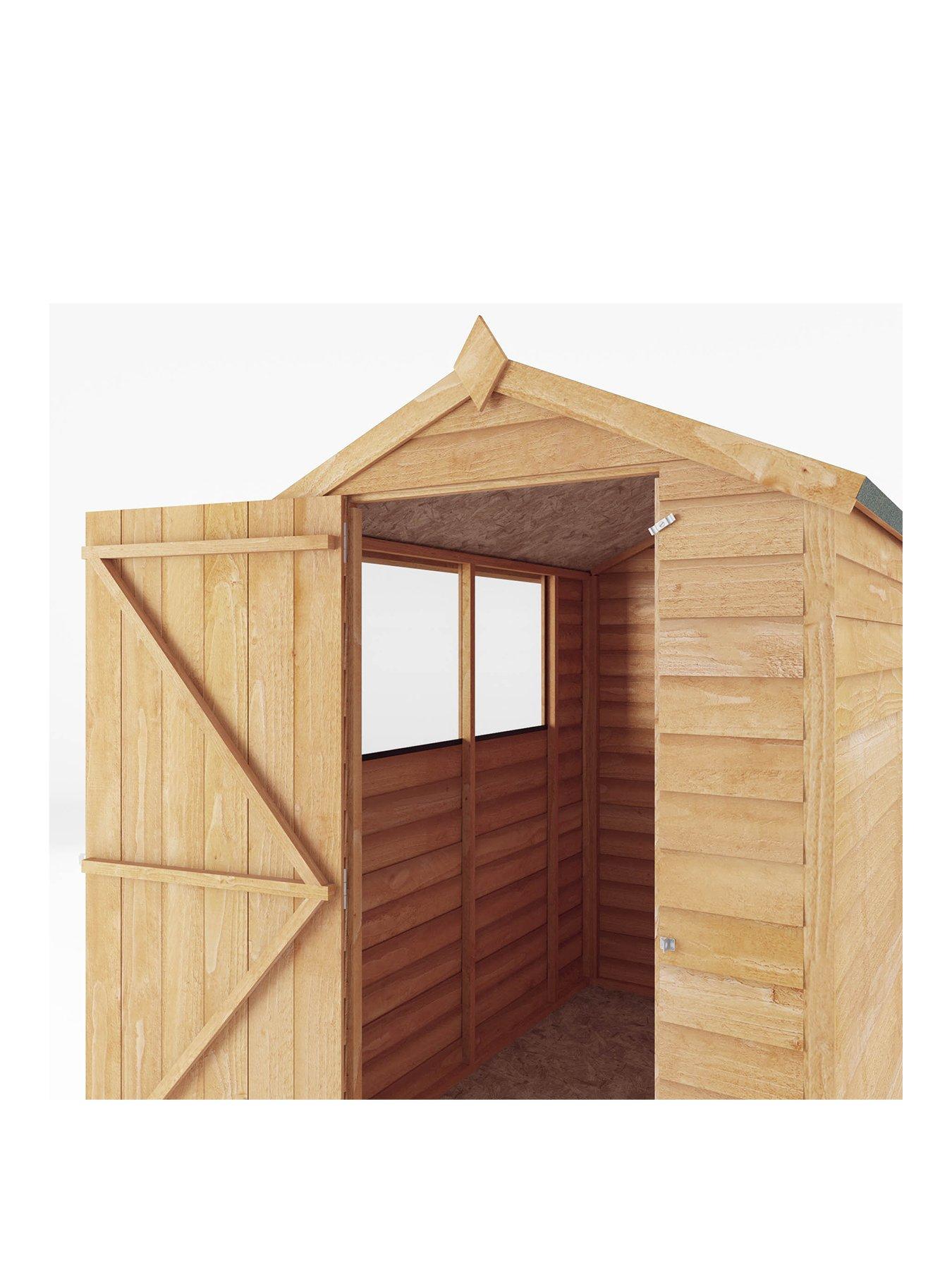 Image 3 of 6 of MERCIA 6 x 4&nbsp;ft&nbsp;Overlap Apex Shed&nbsp;- FSC&reg; Certified