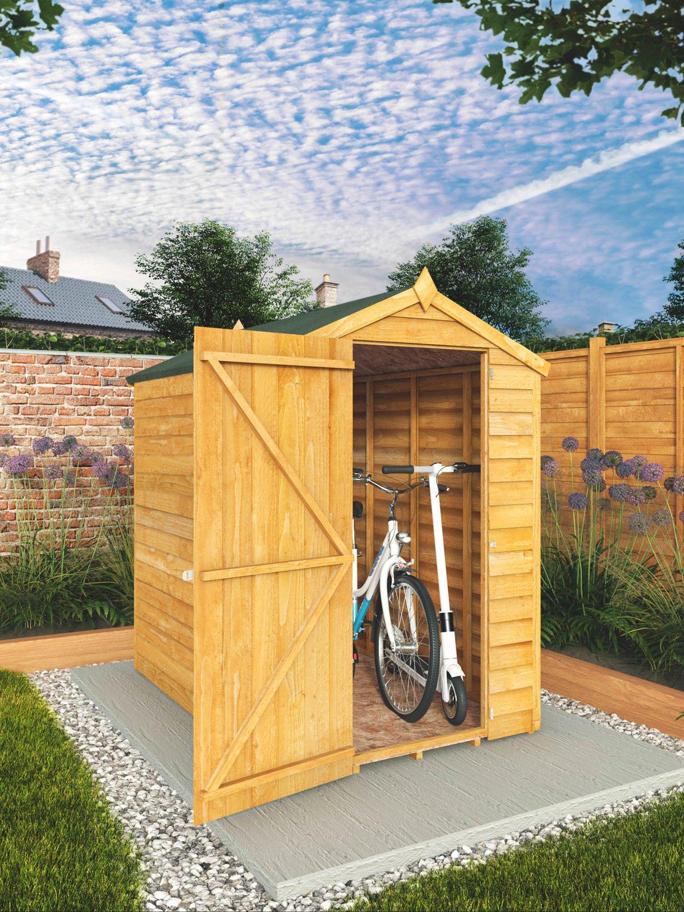 Image 1 of 6 of MERCIA 6 x 4 ft&nbsp;Overlap Apex Windowless Shed&nbsp;- FSC&reg; Certified