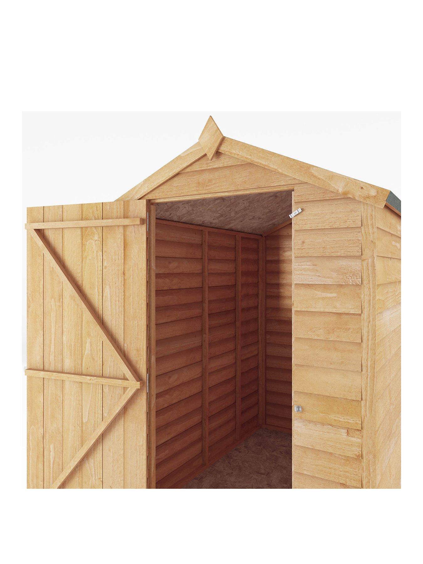 Image 3 of 6 of MERCIA 6 x 4 ft&nbsp;Overlap Apex Windowless Shed&nbsp;- FSC&reg; Certified