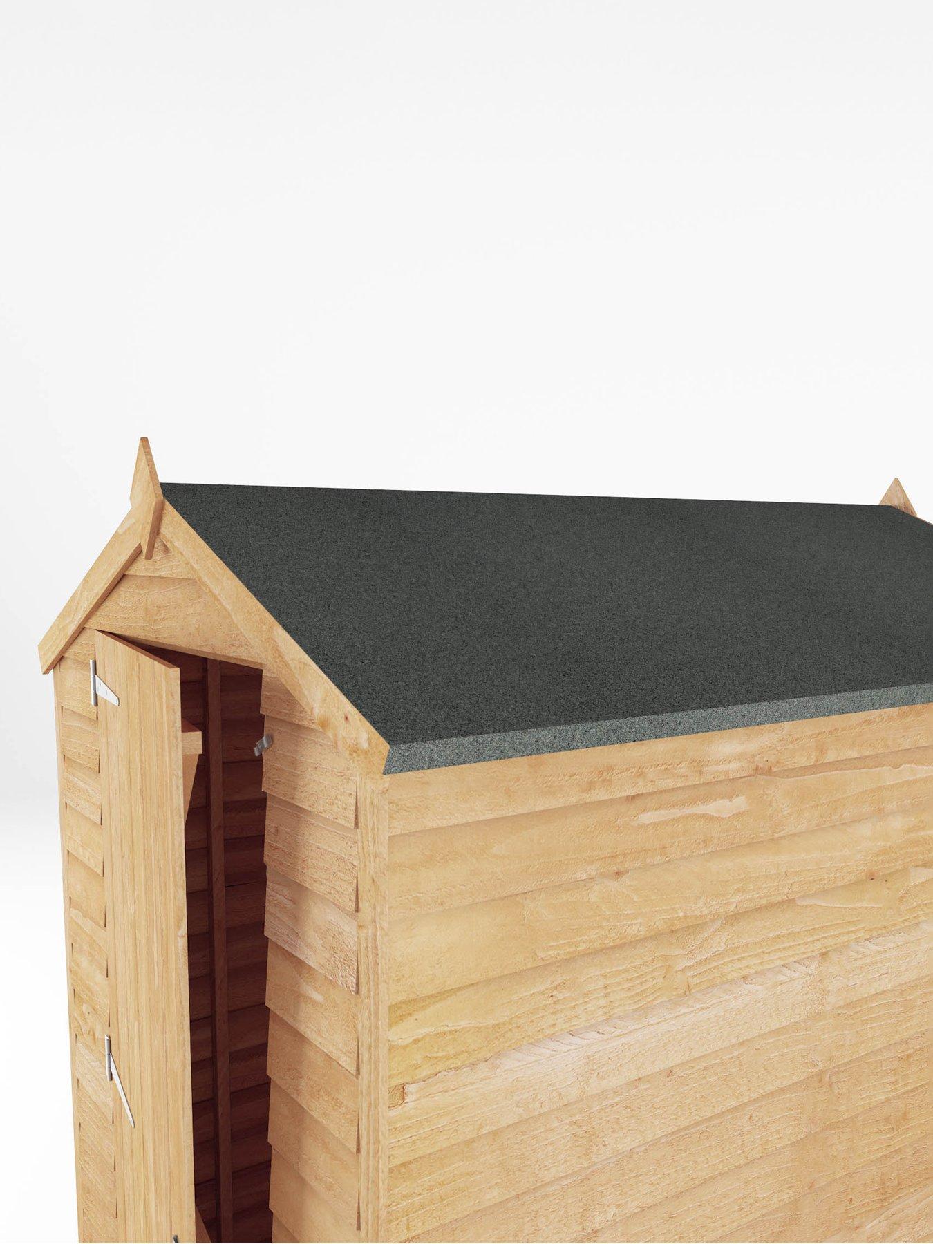 Image 4 of 6 of MERCIA 6 x 4 ft&nbsp;Overlap Apex Windowless Shed&nbsp;- FSC&reg; Certified