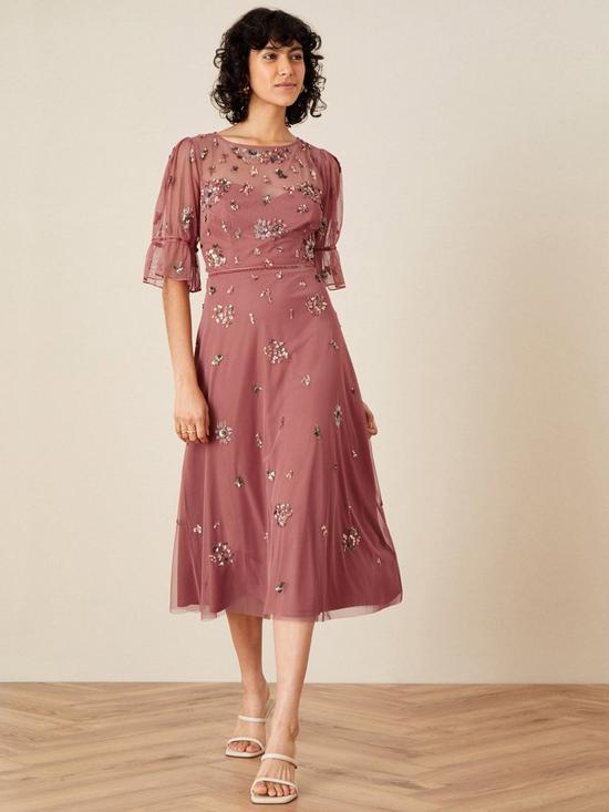 front image of monsoon-roxanne-embellished-midi-dress-rosenbsp