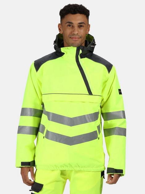 regatta-professional-workwear-tactical-hi-vis-jacket-yellow