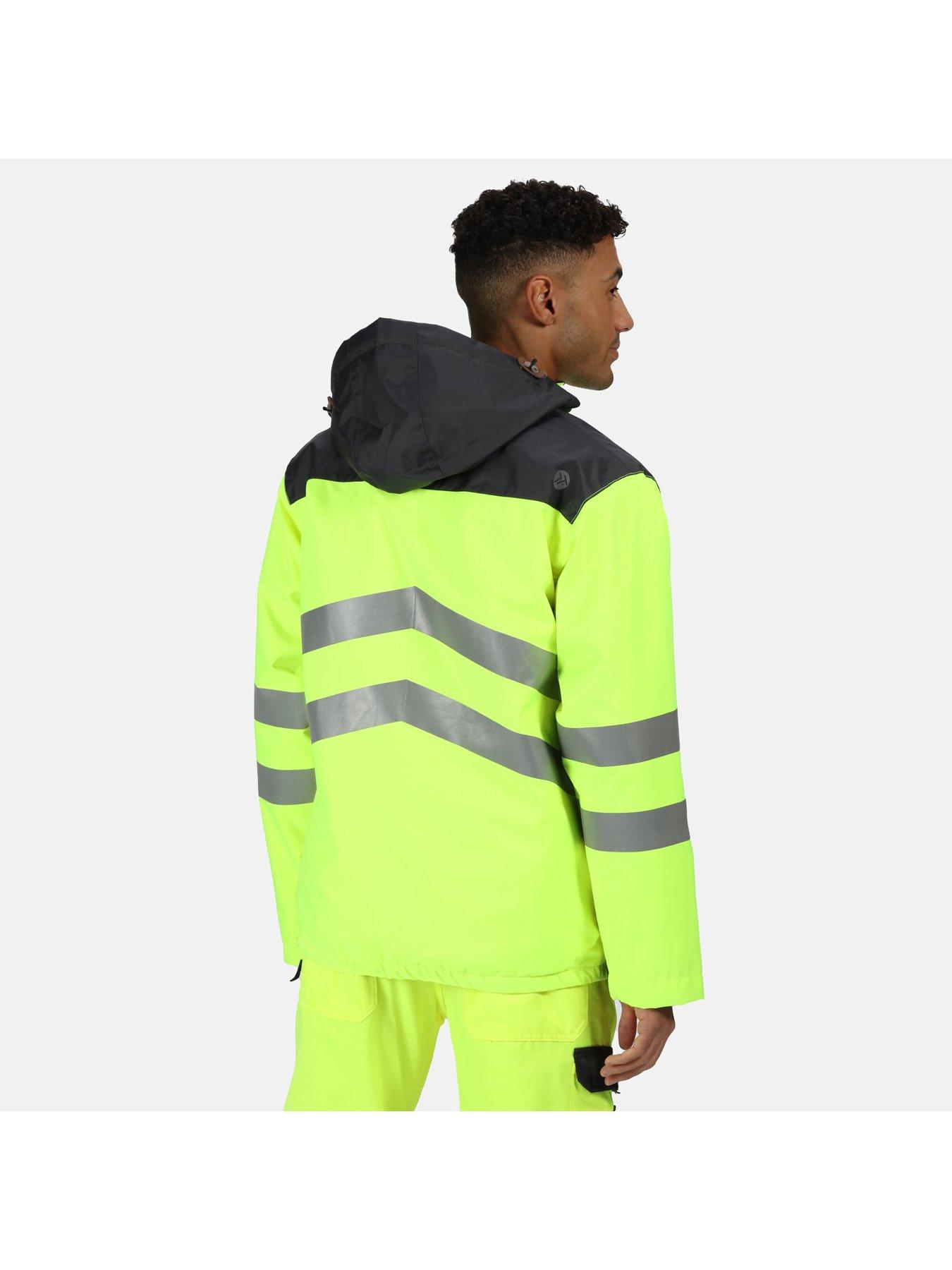 Mens yellow hot sale work jackets