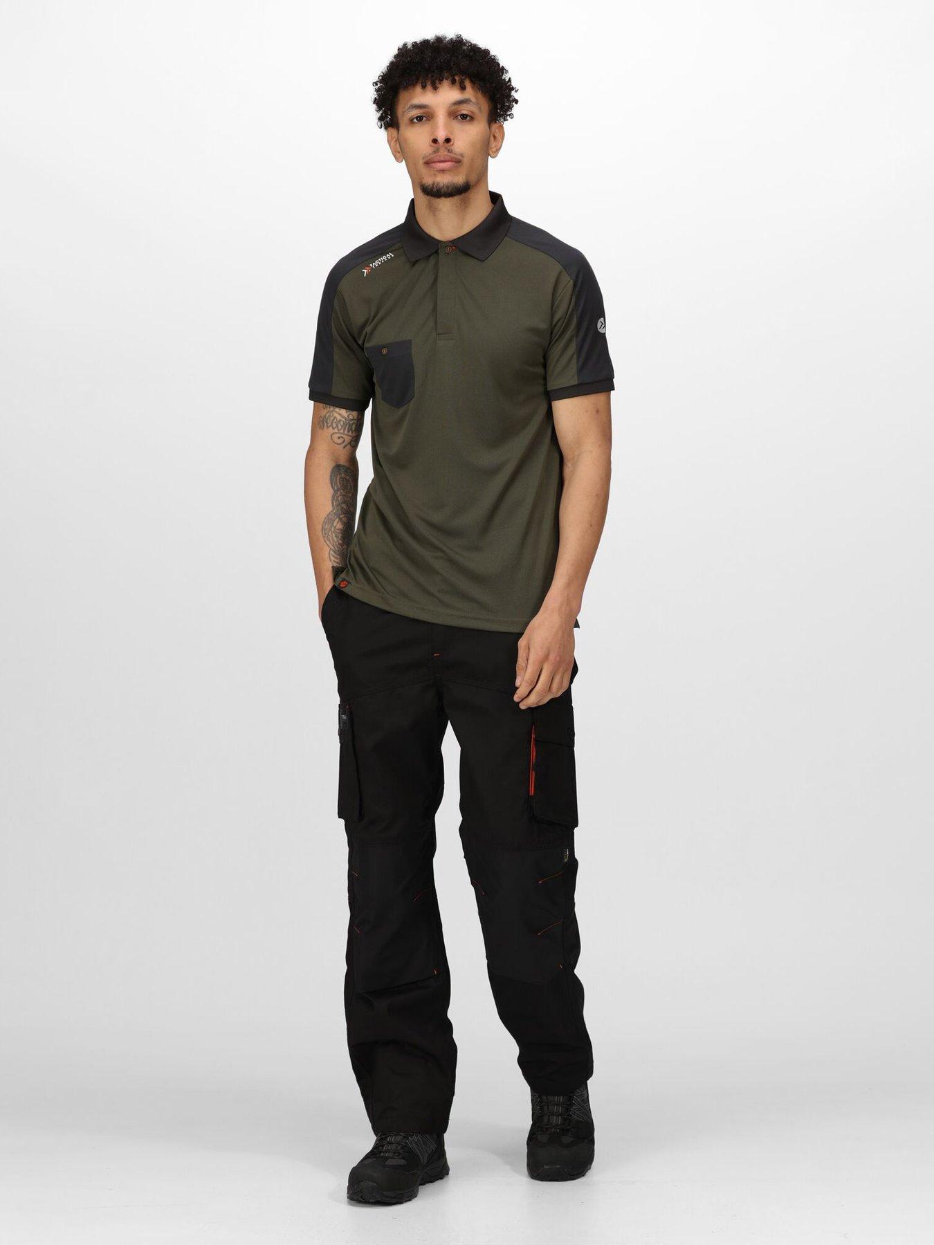 Image 3 of 6 of Regatta Professional Workwear Heroic Cargo Trousers - Black