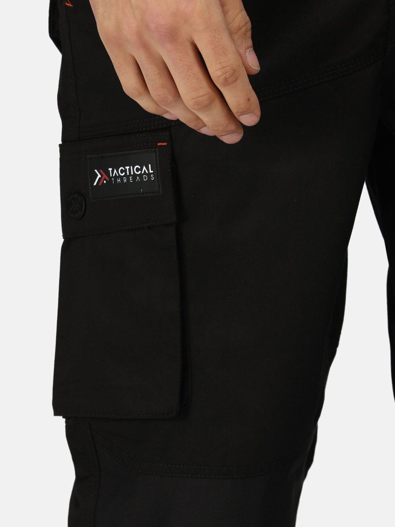 Image 4 of 6 of Regatta Professional Workwear Heroic Cargo Trousers - Black