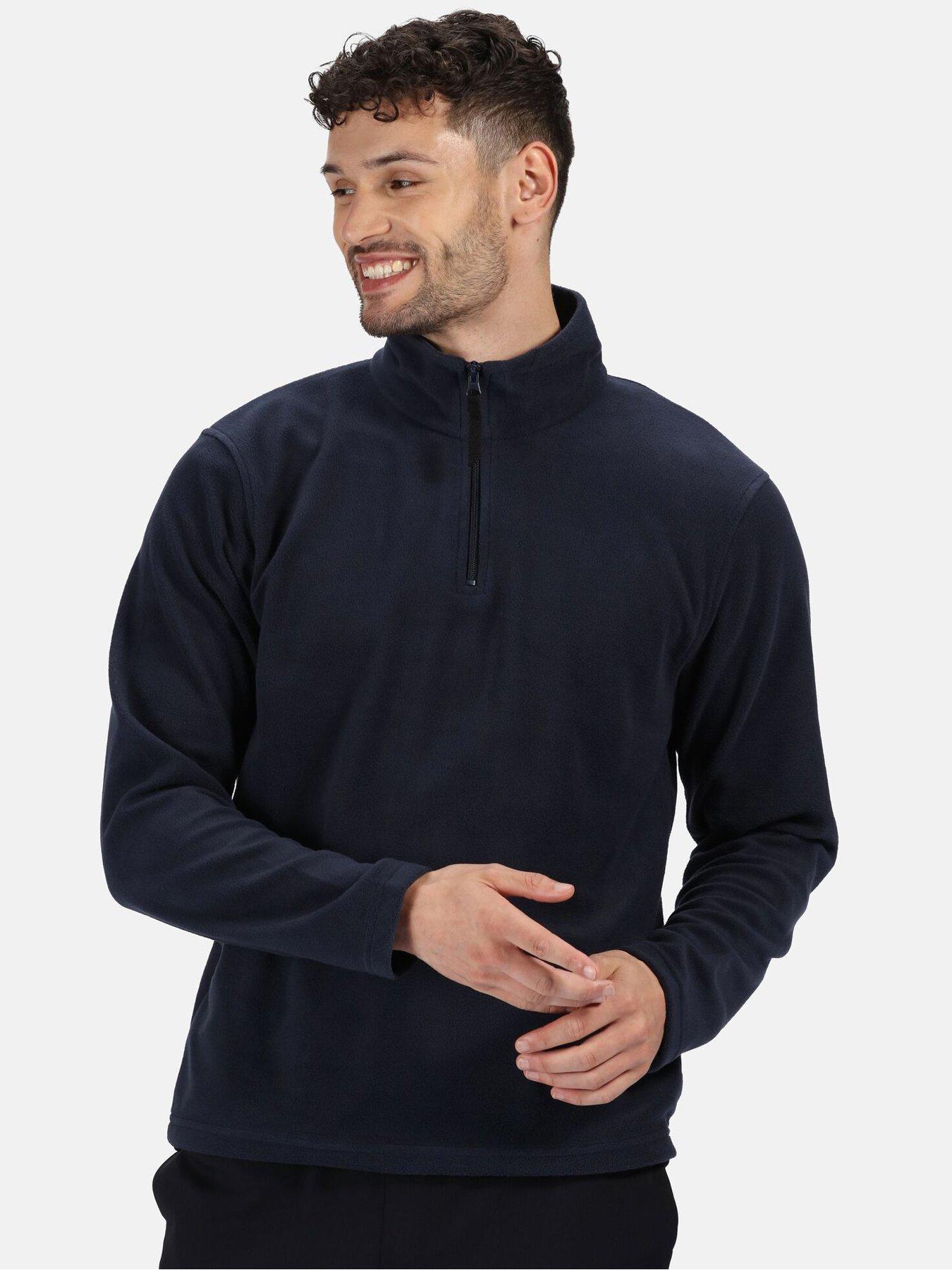 undefined Professional Workwear Micro Zip Neck Fleece - Navy