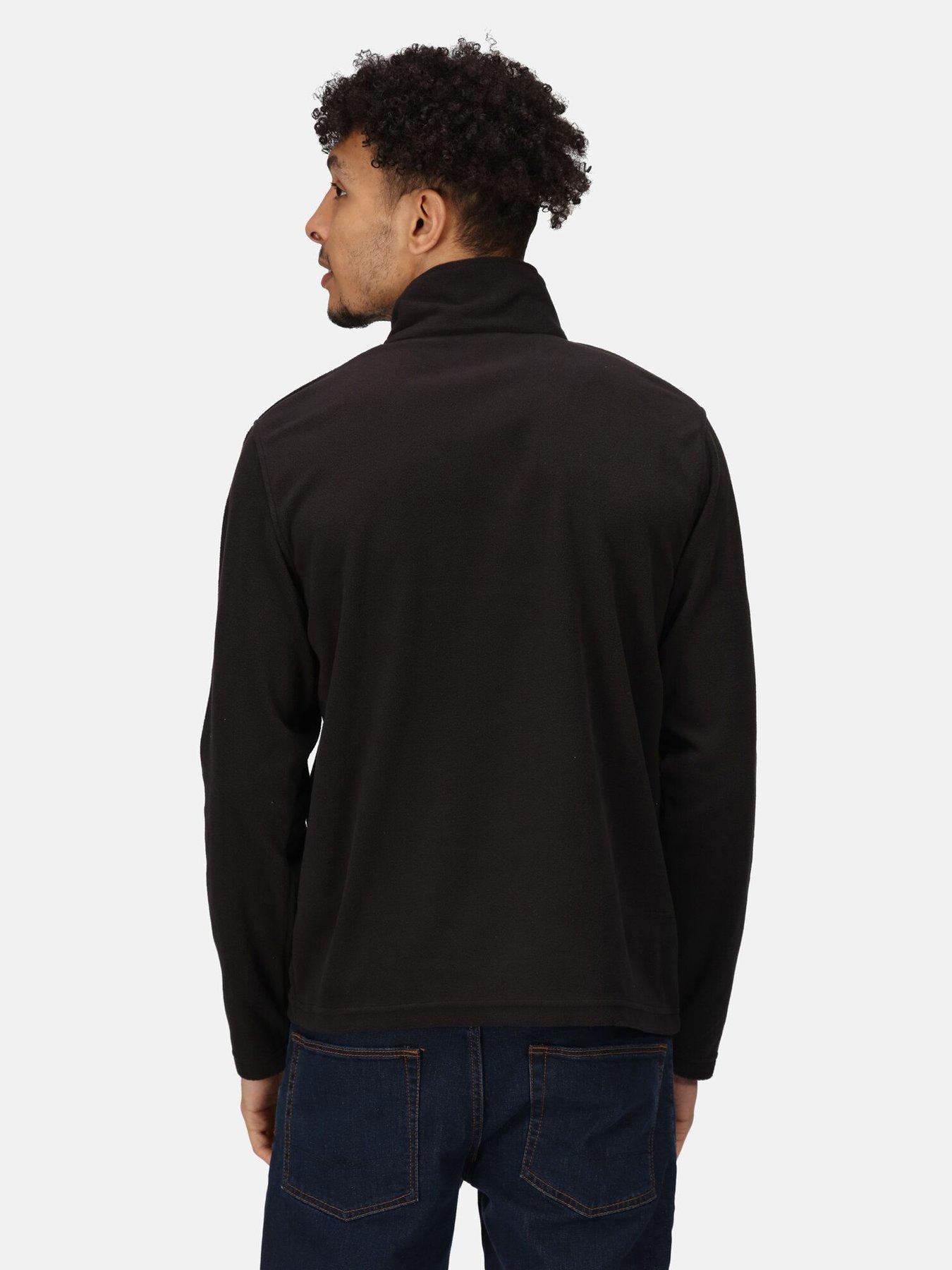 Regatta Professional Workwear Micro Zip Neck Fleece - Black | very.co.uk