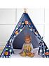  image of rucomfy-kids-teepee-play-tent-outer-space