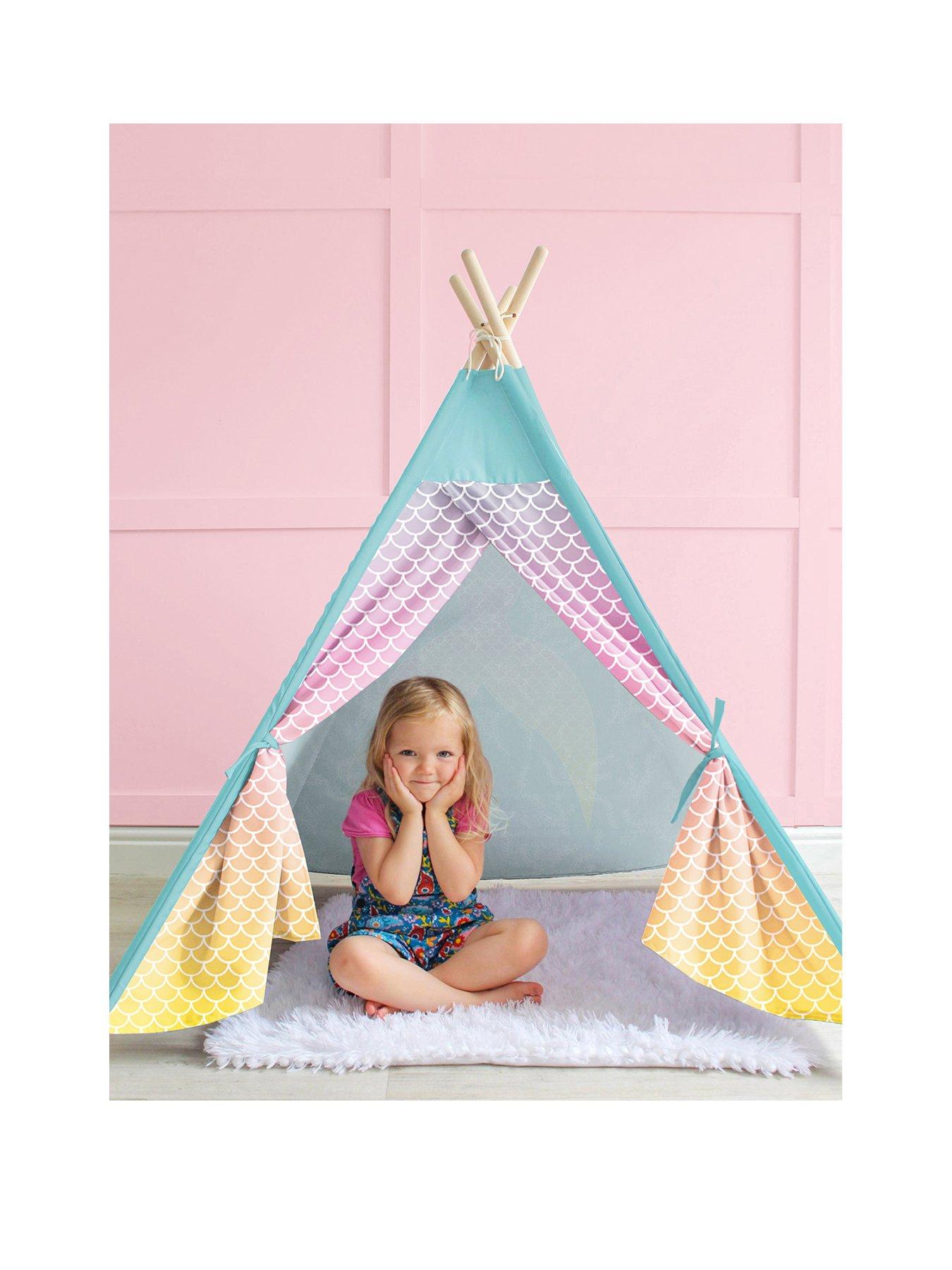 undefined Kids Teepee Play Tent - Mermaid Tail