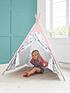  image of rucomfy-kids-teepee-play-tent-rainbow-sky