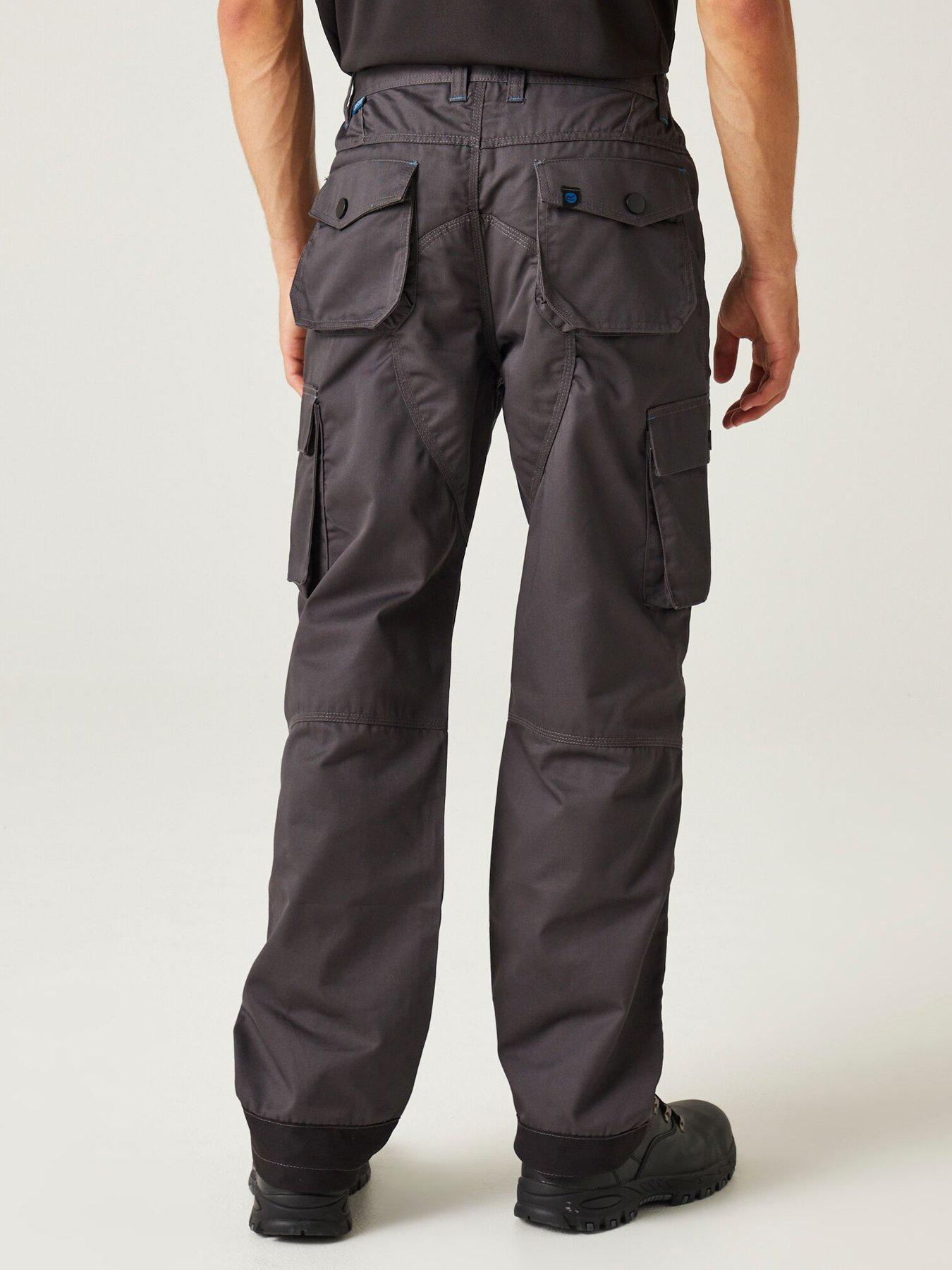 Men Professional Workwear Heroic Cargo Trousers - Grey