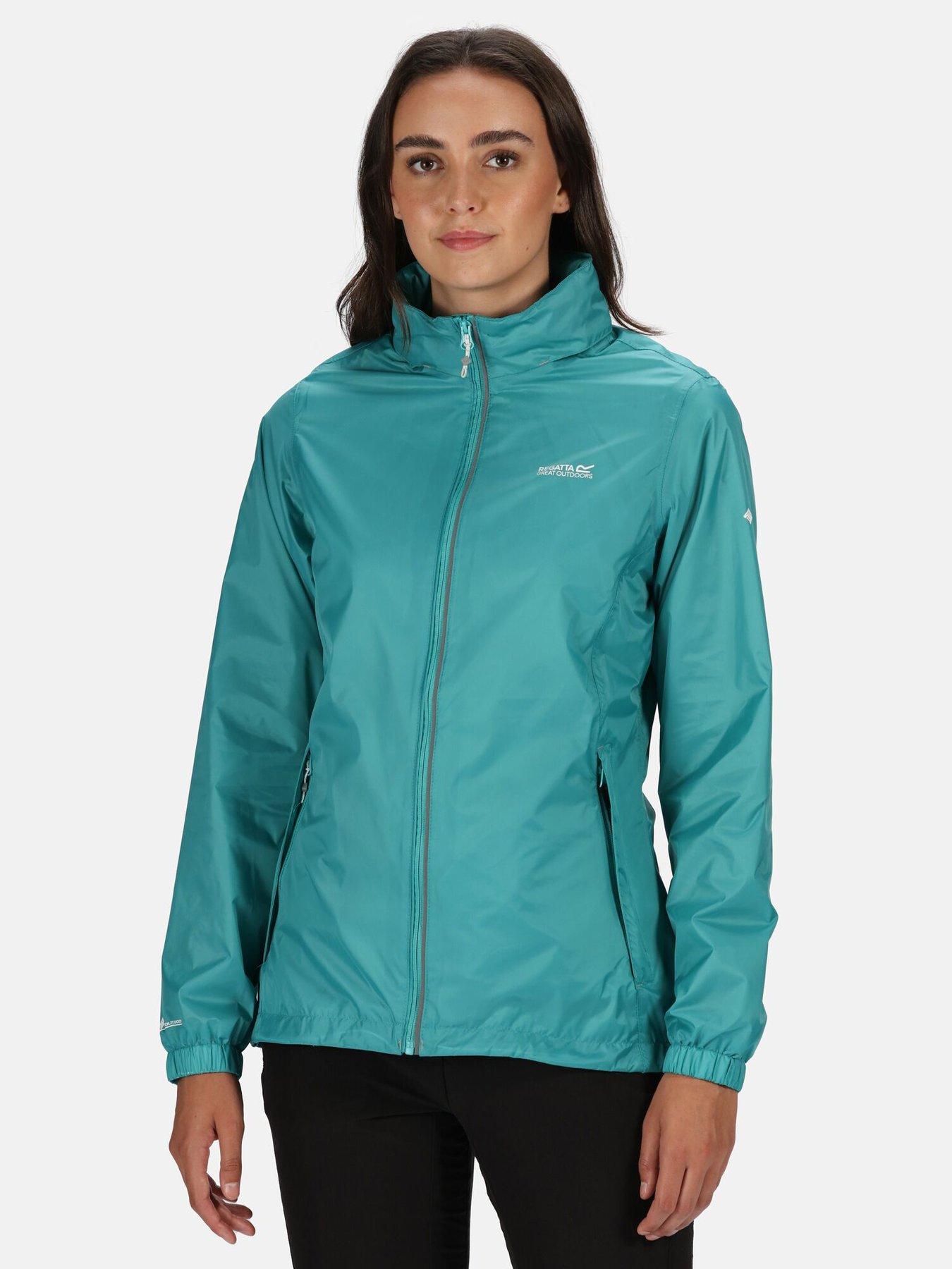 Women Corinne Waterproof Shell Jacket - Turquoise