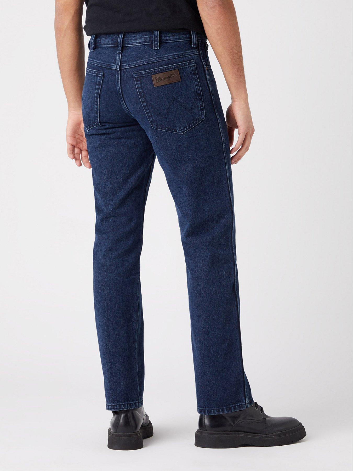 Wrangler Texas Straight Jeans - Dark Indigo | very.co.uk