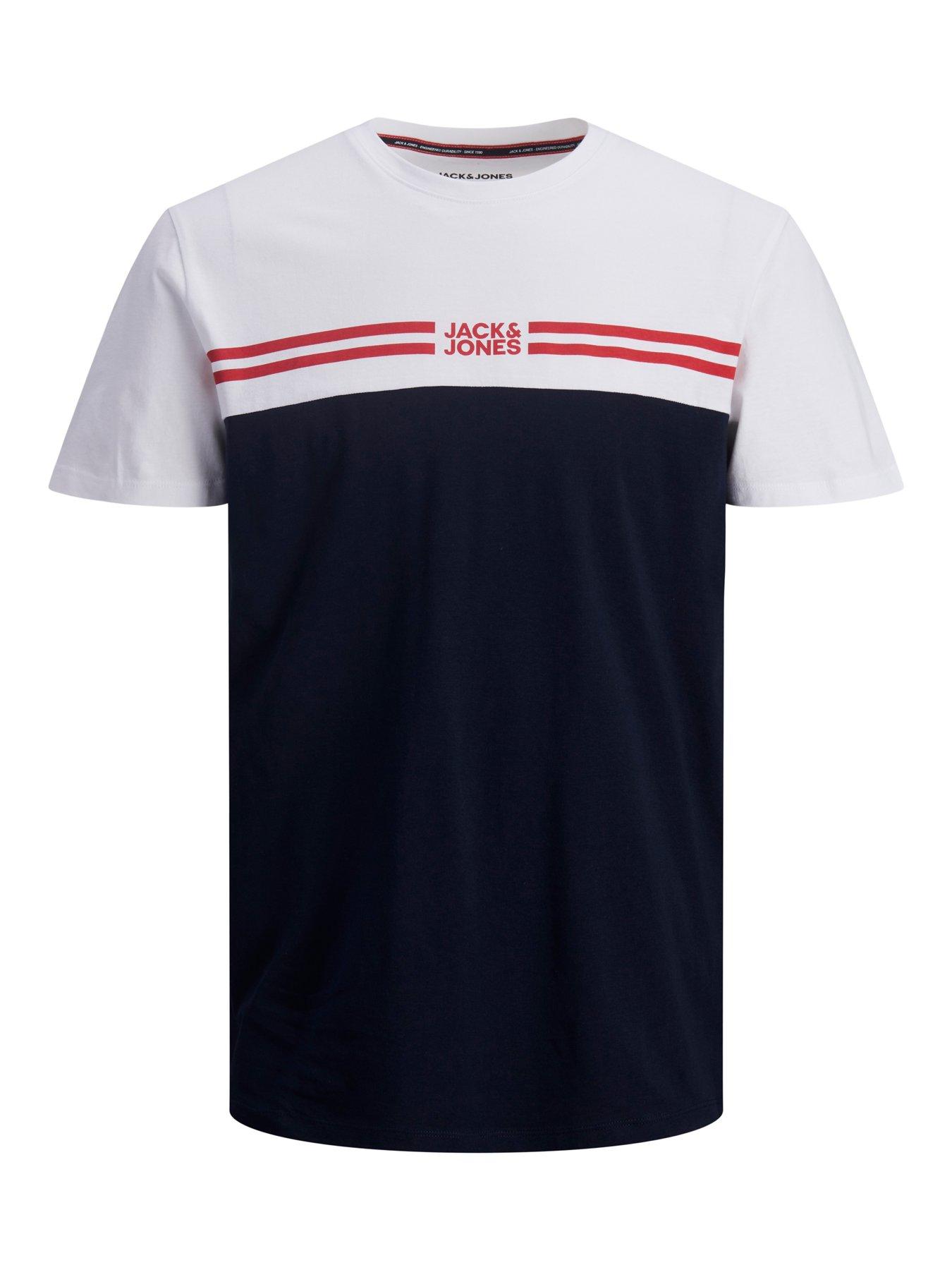 T-shirts & Polos Jack & Jones Colour Block T-shirt And Shorts Set