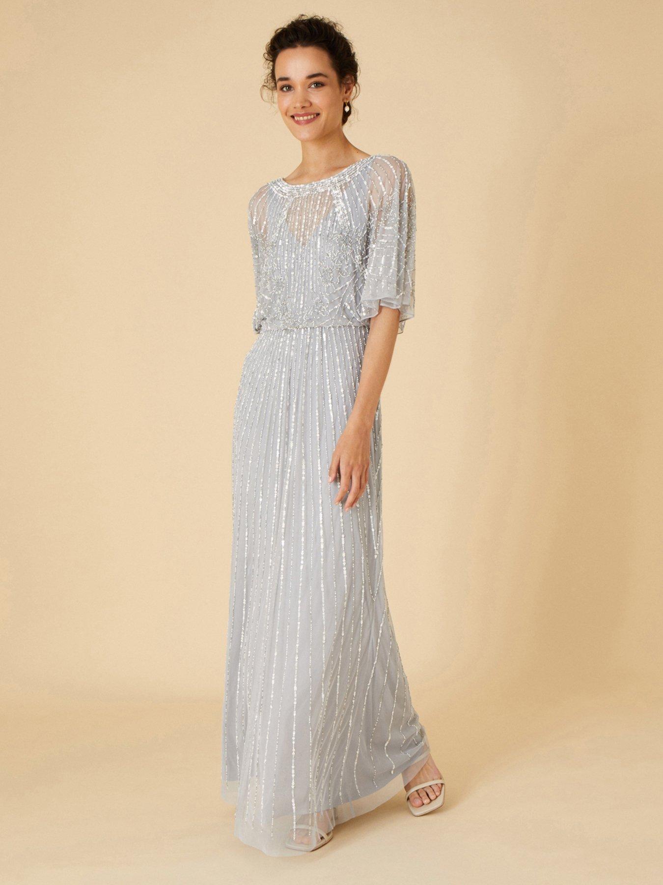 Dresses Sustainable Embellished Maxi Dress - Silver