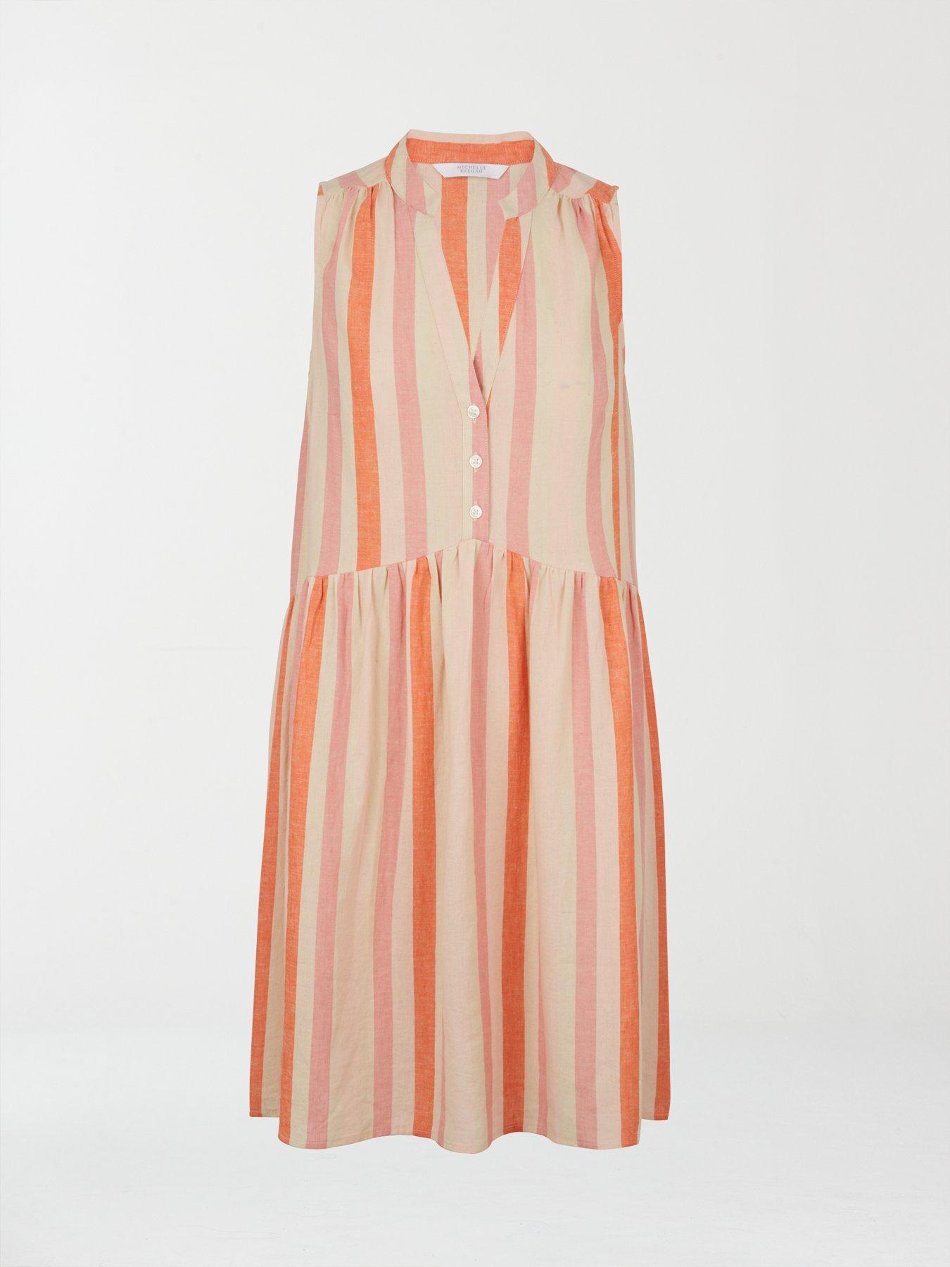 michelle keegan striped dress