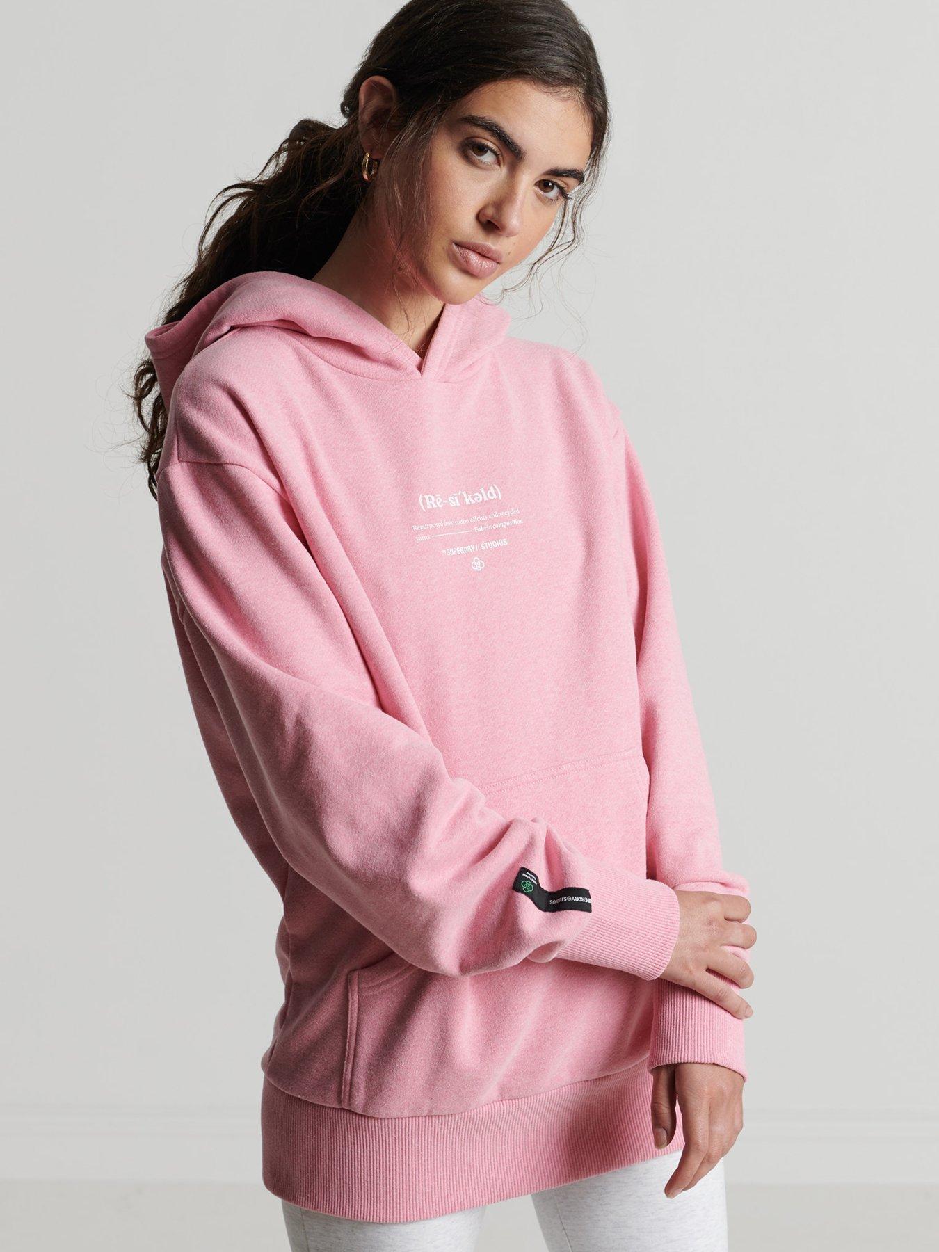 Hoodies & Sweatshirts Studios 100% Recycled Hoodie - Pink