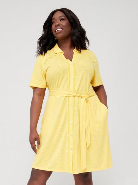 v-by-very-curve-lace-insertnbspshirt-dress-yellow